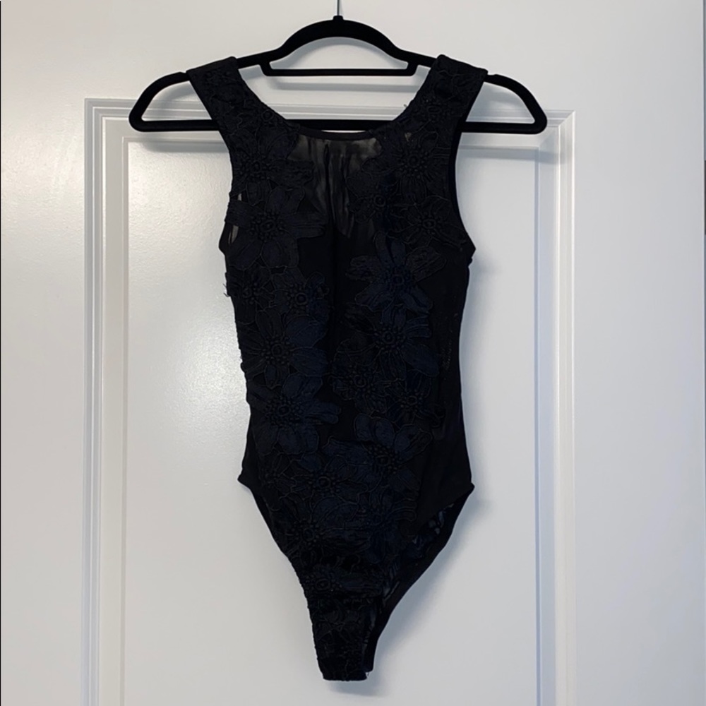 Black Mesh bodysuit